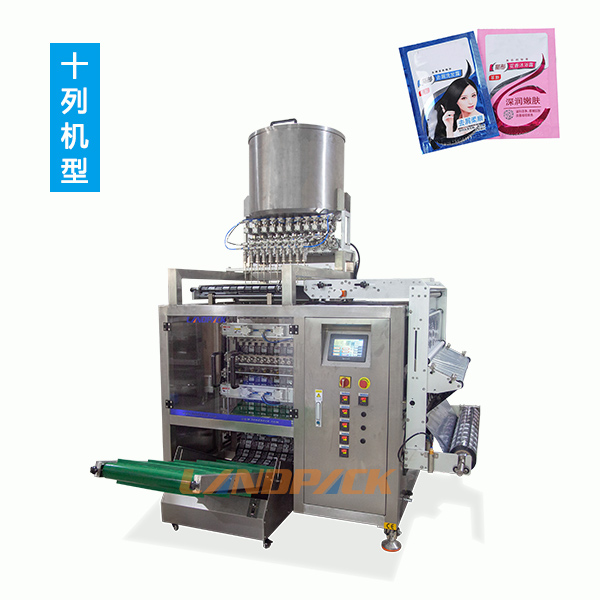 小包袋裝洗發(fā)水包裝機設備